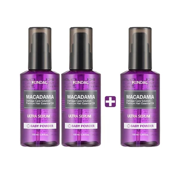 쿤달 마카다미아 울트라 헤어세럼 100ml 2+1