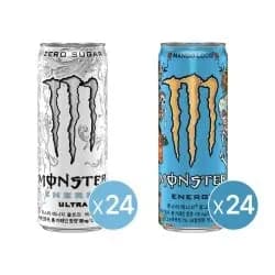 몬스터 에너지 울트라 355ml 24CAN + 망고로코 355CAN X24 (47,175원/무료 배송)
