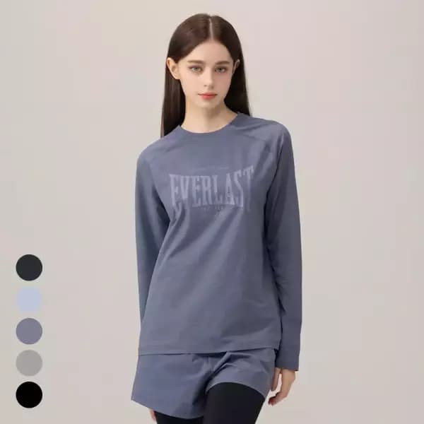에버라스트 여성 맨투맨 티셔츠 나그랑 9부 긴팔티 12,800원