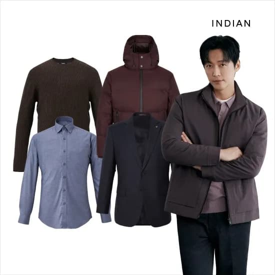인디안 롱터틀 니트 1+1