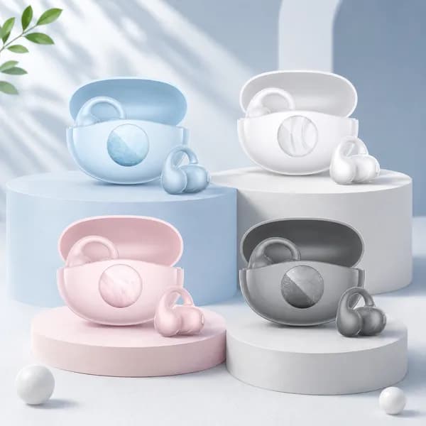 QCY C50I 무선 블루투스 이어폰 AI 오픈형 이어클립 1+1