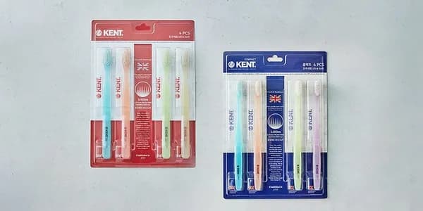 켄트 초극세모 칫솔 클래식 콤팩트 4개입