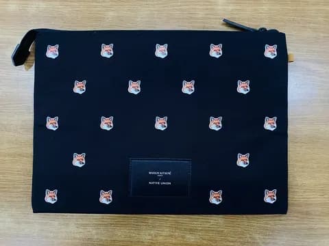 네이티브유니온 메종키츠네 노트북 파우치