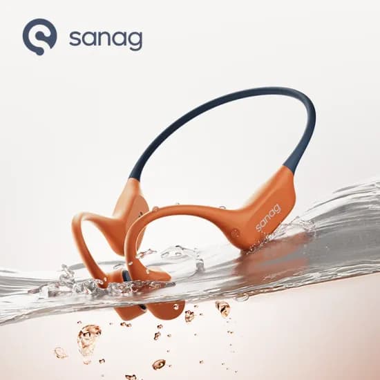 Sanag B77S IPX8 수영/운동용 골전도 블루투스 헤드폰