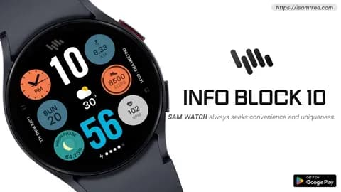 종료 [WearOS] SamWatch InfoBlock 10 일시 무료