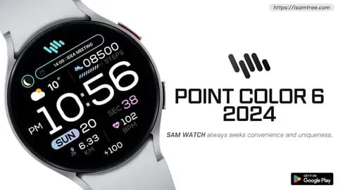 종료 [WearOS] SamWatch PointColor 6 2024 일시 무료