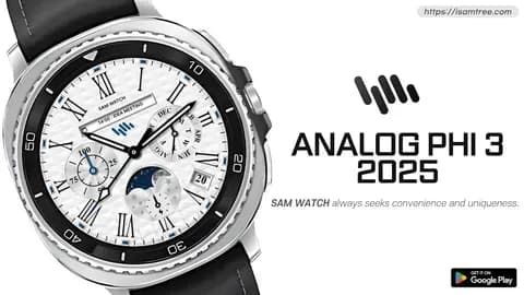 종료 [WearOS] SamWatch Analog Phi 3 2025 일시 무료