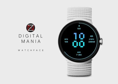 Digital Mania Watch Face 일시 무료