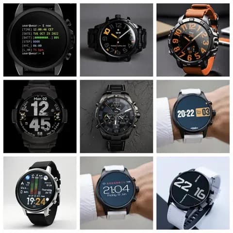 Terminal Watch face 12 pieces