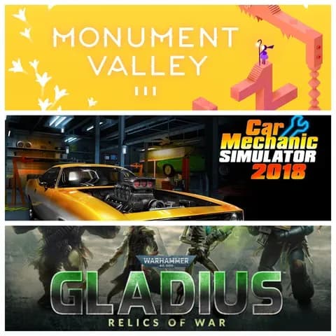 모뉴먼트 밸리 3 Car Mechanic Simulator 2018 외 다양