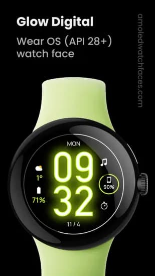 Glow Digital Watch face 외 다양, 일시 1개, 가격 99,000원