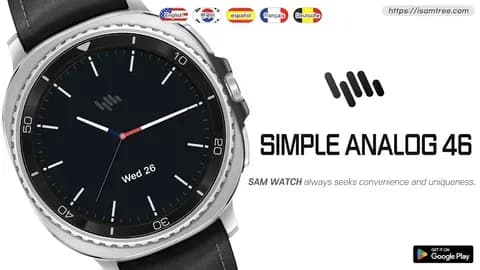 SamWatch Simple Analog 46