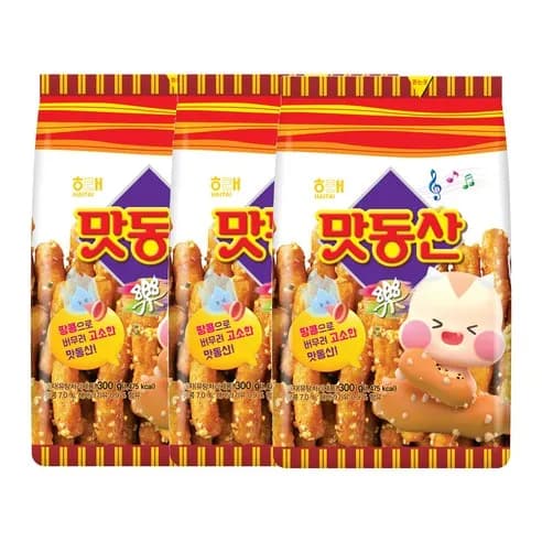 해태제과 맛동산, 300g, 3개 와우 할인가