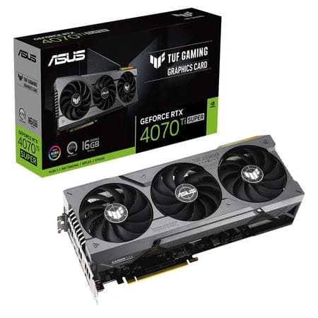 ASUS TUF Gaming Z790 WIFI + 지포스 RTX 4070 Ti SUPER WHITE BTF패키지