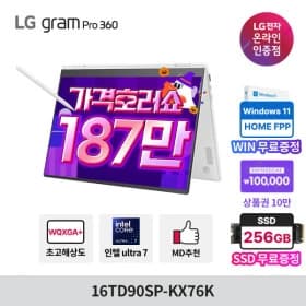 LG그램 프로 360 2024년형 16TD90SP-KX76K
