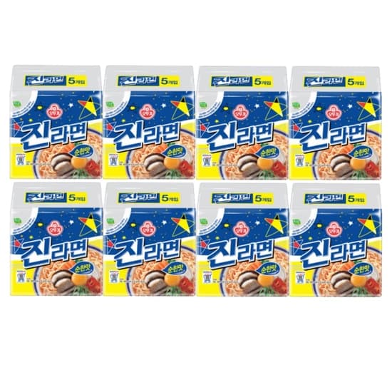 오뚜기 진라면 순한맛 40개입 (19,980원 / 무배)