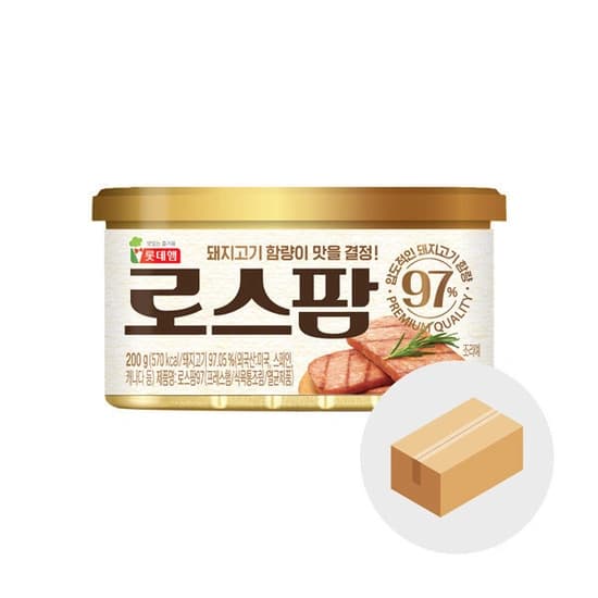 롯데웰푸드 로스팜97 / 스팸 10개 (19,980원 / 무배)