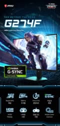 MSI G274F IPS 게이밍 180 아이케어 HDR 게이밍 모니터 무결점! (최종 : 179,000원)