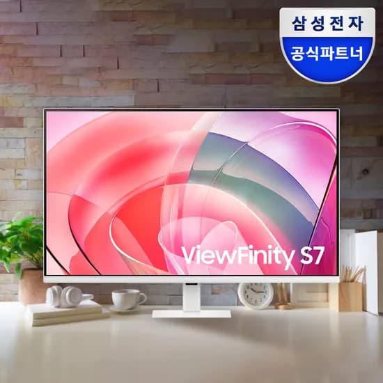 삼성 고해상도 모니터 4K UHD 뷰피니티 S7 화이트