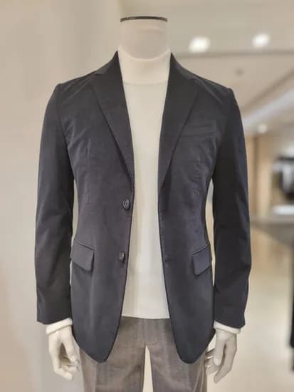 레노마 캐주얼 스판 자켓 카키그레이 블랙