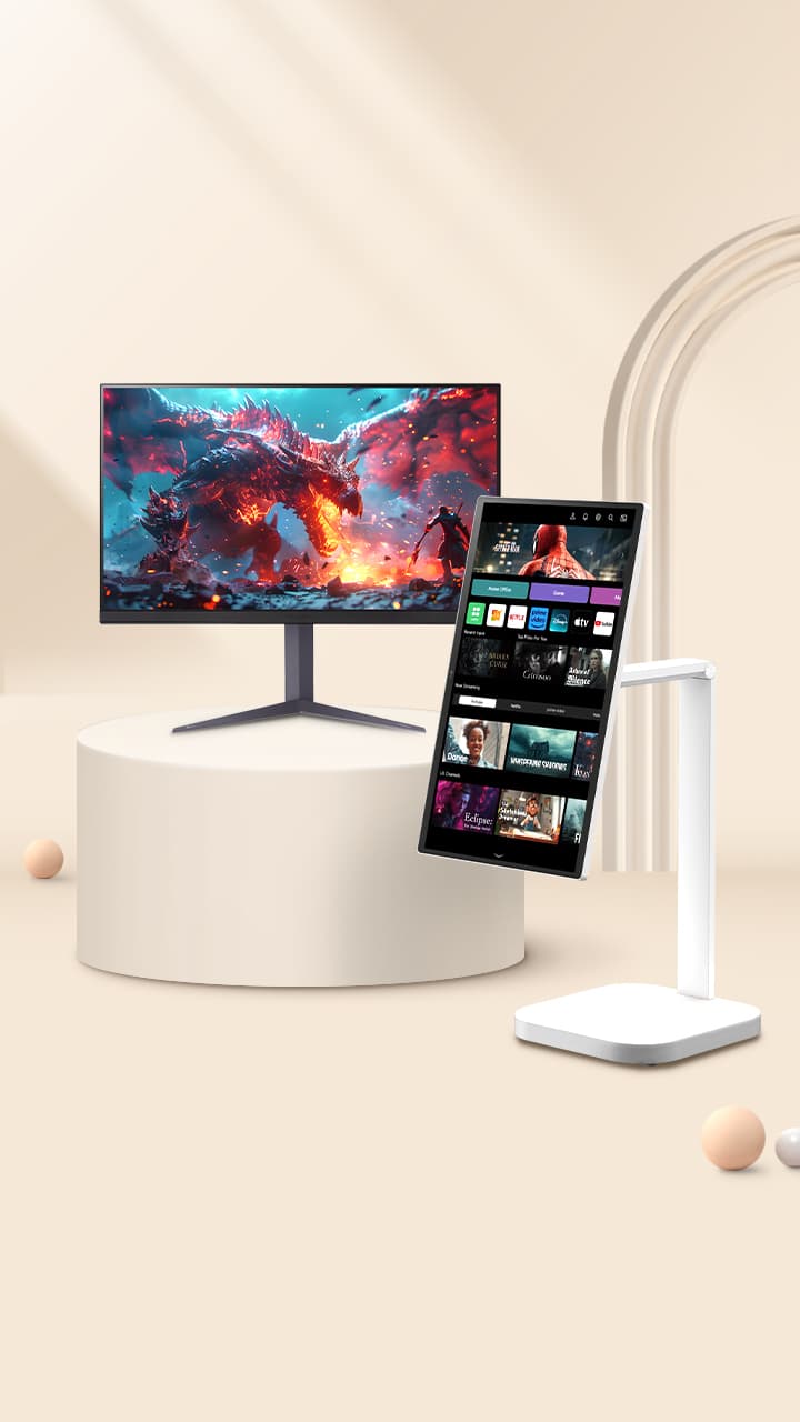 LG 스마트모니터 스윙, 게이밍모니터 32GS75Q 외 4종