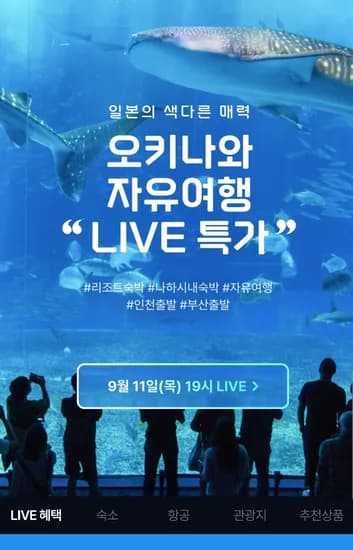 NOL라이브 일본 오키나와 3박 4일 에어텔 자유여행 패키지 성인 60만원대