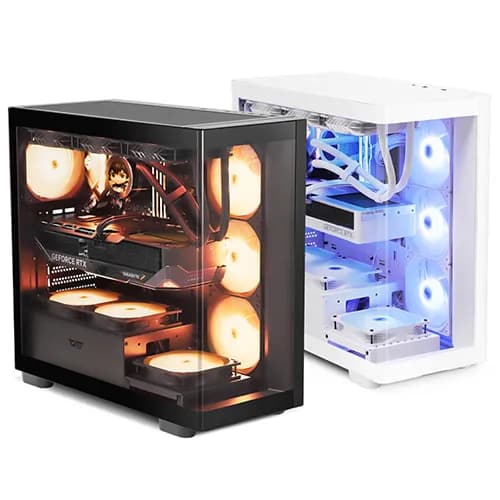 다크플래쉬 DS900G 화이트 PC케이스
