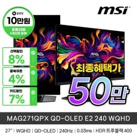 MSI MAG 271QPX QD-OLED E2 240 WQHD 모니터