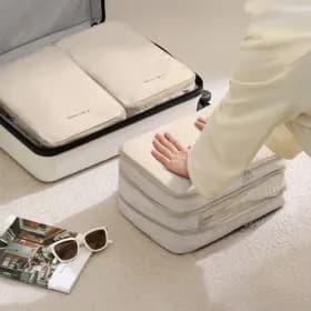 제로부피 여행용 압축 양면 파우치 중형/대형