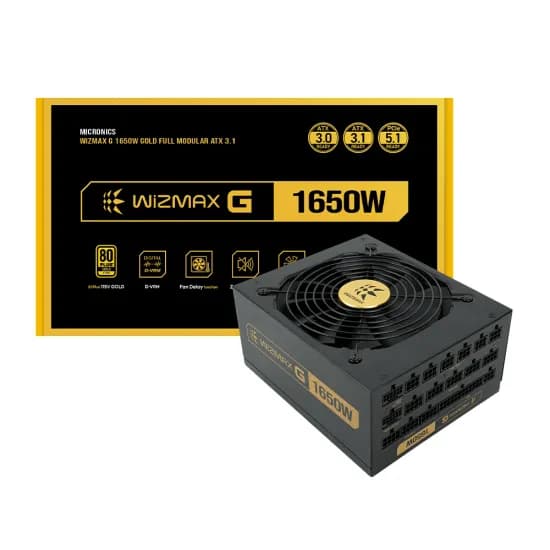 마이크로닉스 WIZMAX G-1650W 80PLUS골드 ATX3.1