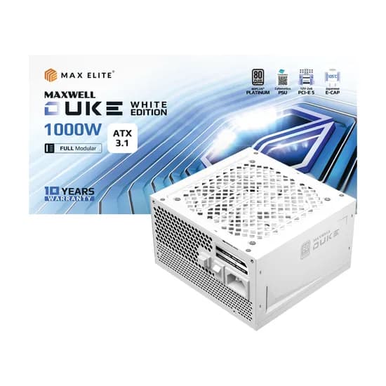 맥스엘리트 DUKE 1000W 80PLUS 플래티넘 풀모듈러 ATX3.1