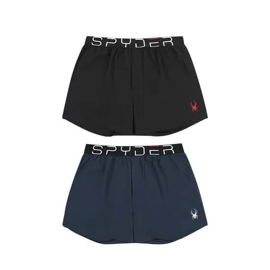 스파이더 남성 빅로고 트렁크 2종 세트