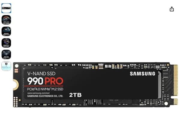 삼성 990 PRO PCIe Gen 4.0 2TB