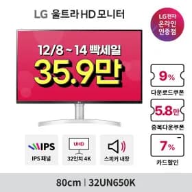 LG 모니터 24~40인치 4K 게이밍 나노IPS 외 다양 12/8~14