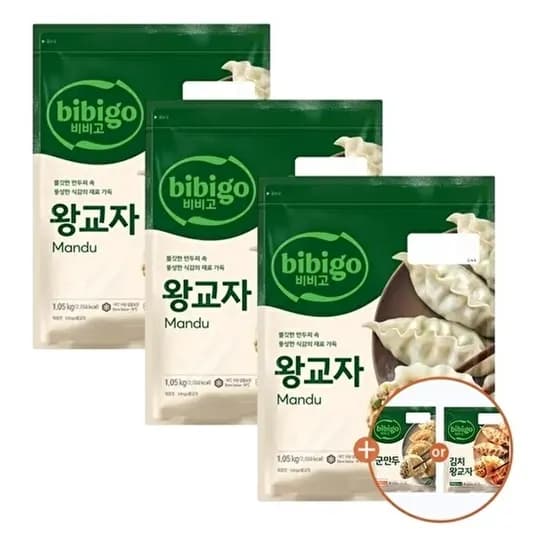 CJ제일제당 비비고 왕교자 1.05kg 3개 315g 1개