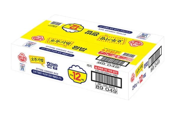 오뚜기 맛있는 밥 12입 210g x 12개입