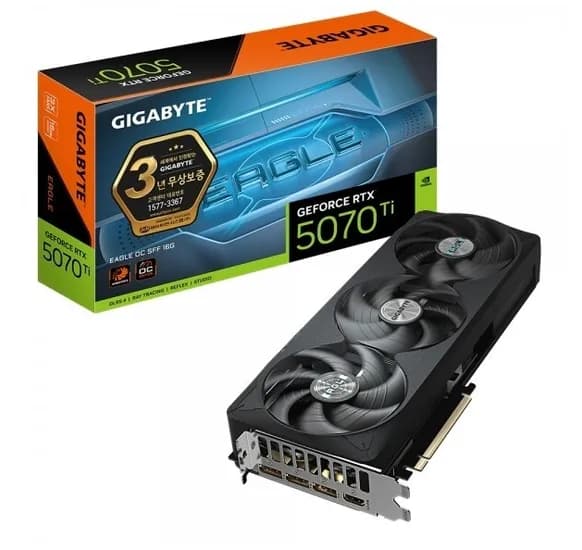 GIGABYTE 지포스 RTX 5070 Ti EAGLE OC SFF D7 16GB