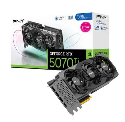 PNY 지포스 RTX 5070 Ti OC D7 16GB Triple Fan STCOM
