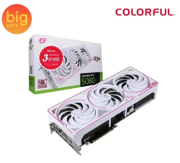 COLORFUL iGame 지포스 RTX 5080 ULTRA OC D7 16GB White