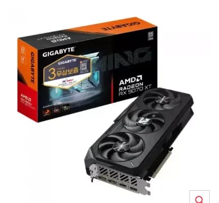 GIGABYTE 라데온 RX 9070 XT GAMING OC ICE D6 16GB