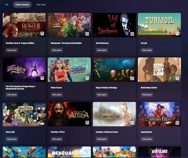 아마존 프라임 게임 배포행사(로마,아틸라 토탈워,문명 등)