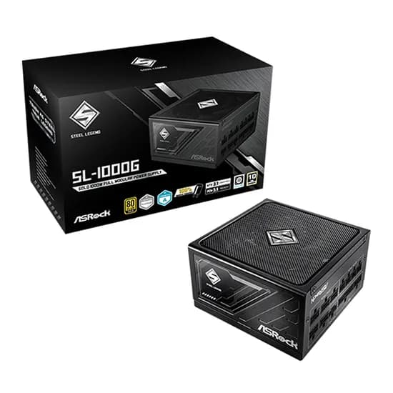 ASRock 스틸레전드 SL-1000G 80PLUS골드 풀모듈러 ATX3.1 블랙 (197,000원/3,000)