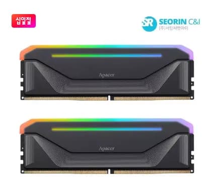Apacer DDR5-6000 CL38 NOX RGB 블랙 패키지 32GB(16Gx2)