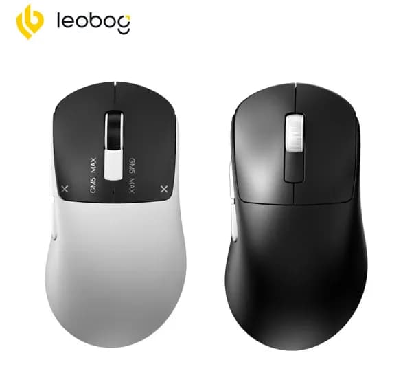 LEOBOG GM5 Max 레오보그 무선 마우스 (3모드,무선 블투) 경량화 듀얼 8K 500mAh 57g