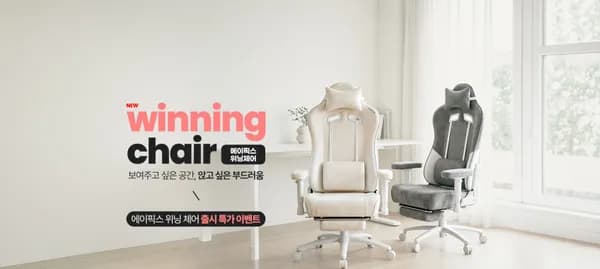 🔥핫딜 에이픽스 신상 위닝체어 259,000원 → 198,000원