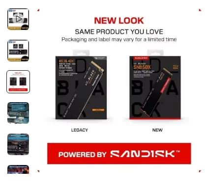 웨스턴 디지털 WD SN850X SSD 1TB