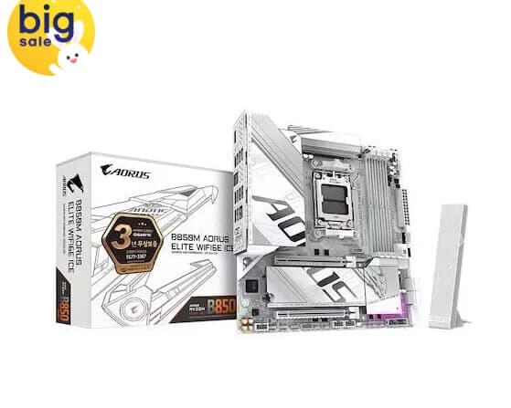 GIGABYTE B850M AORUS ELITE WIFI6E ICE