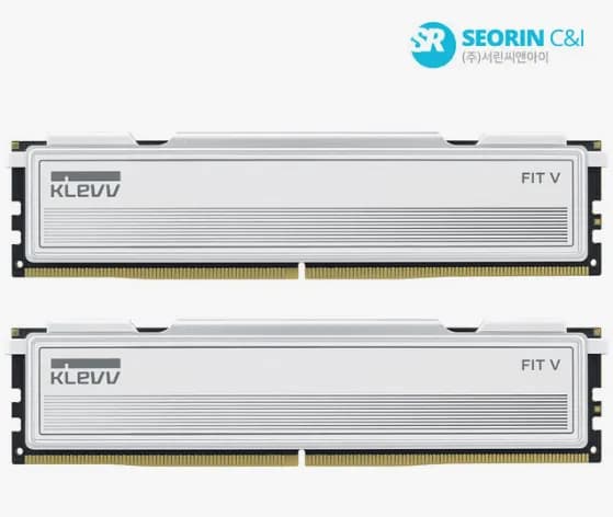 에센코어 클레브 DDR5-6000 CL30 FIT V 화이트 패키지 32GB 16GBx2
