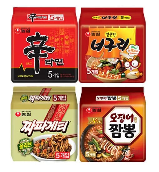 신라면 5봉 외 3종 총 20봉