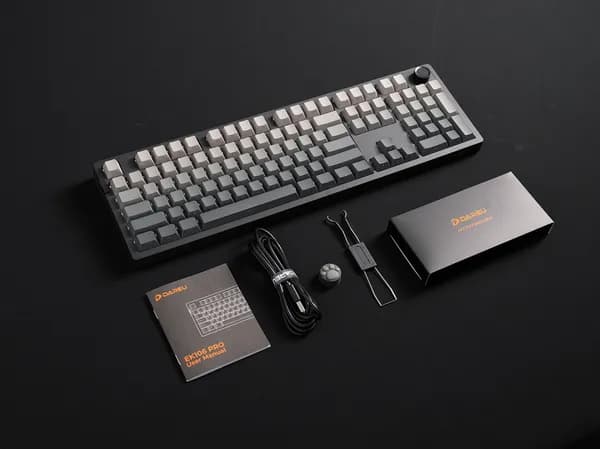 다얼유 EK106PRO 8K 키보드 스모키그레이 저소음머스타드